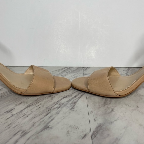 Vince Camuto Winderly Tan Leather Heeled Sandal 8.5 M - Picture 6 of 15